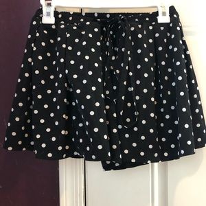 Polka-dot mini skirt